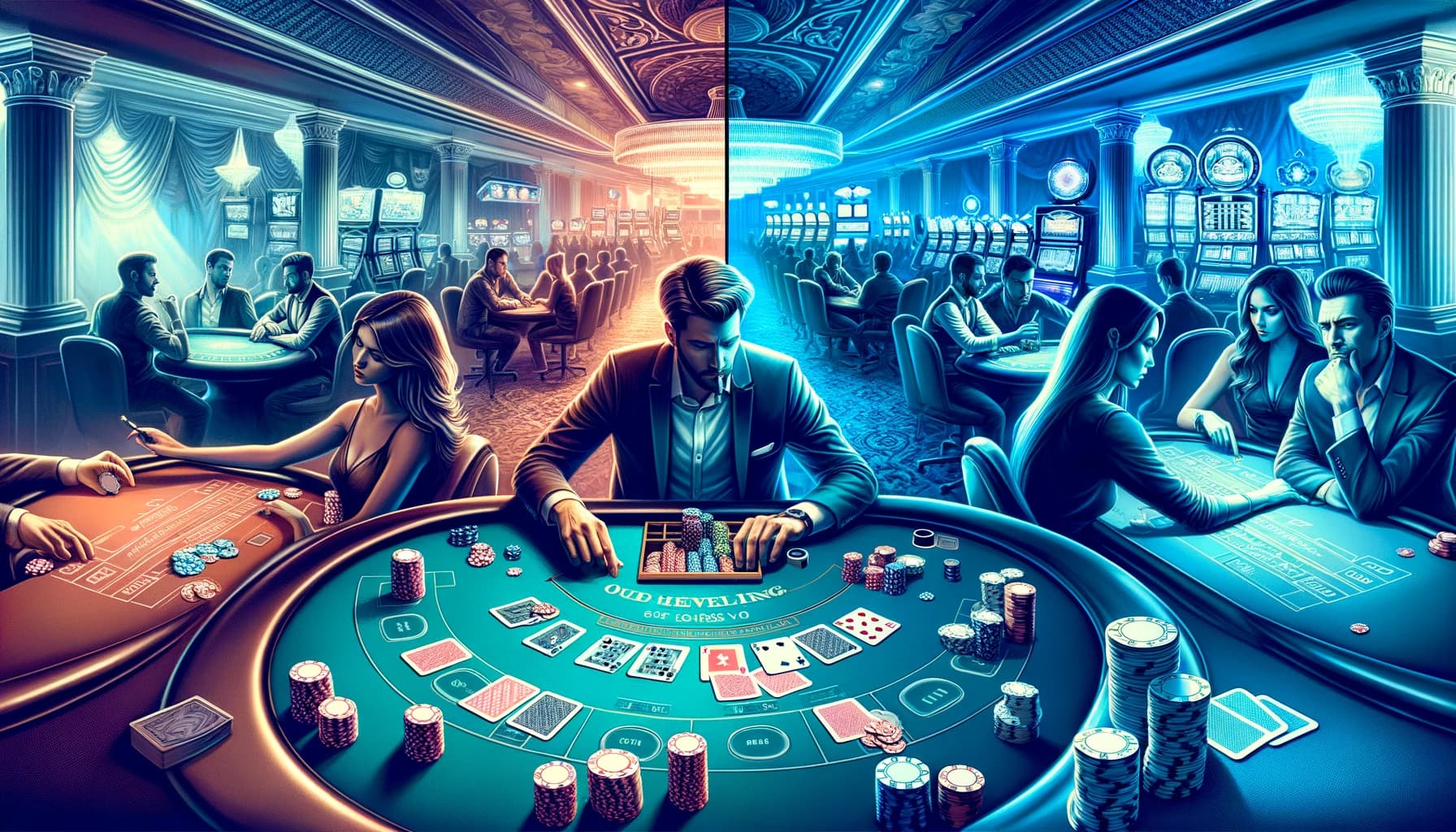 5 største forskelle mellem poker og blackjack image