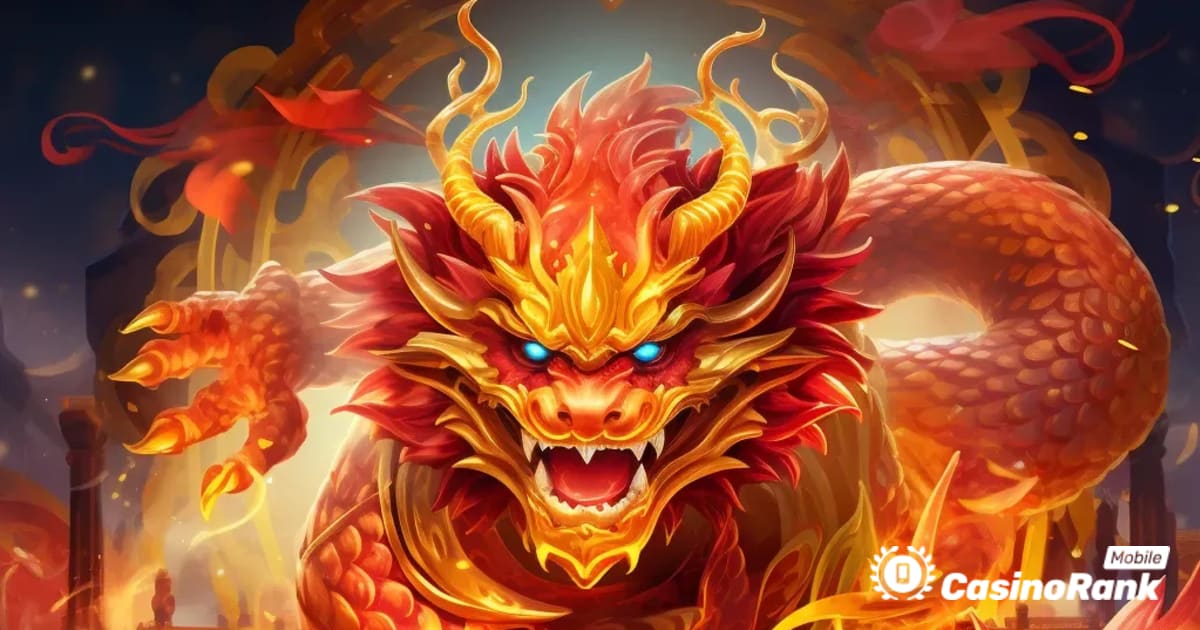 Skab de hotteste vinderkombinationer i Super Golden Dragon Inferno af Betsoft