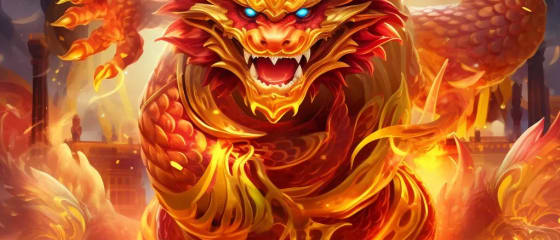 Skab de hotteste vinderkombinationer i Super Golden Dragon Inferno af Betsoft