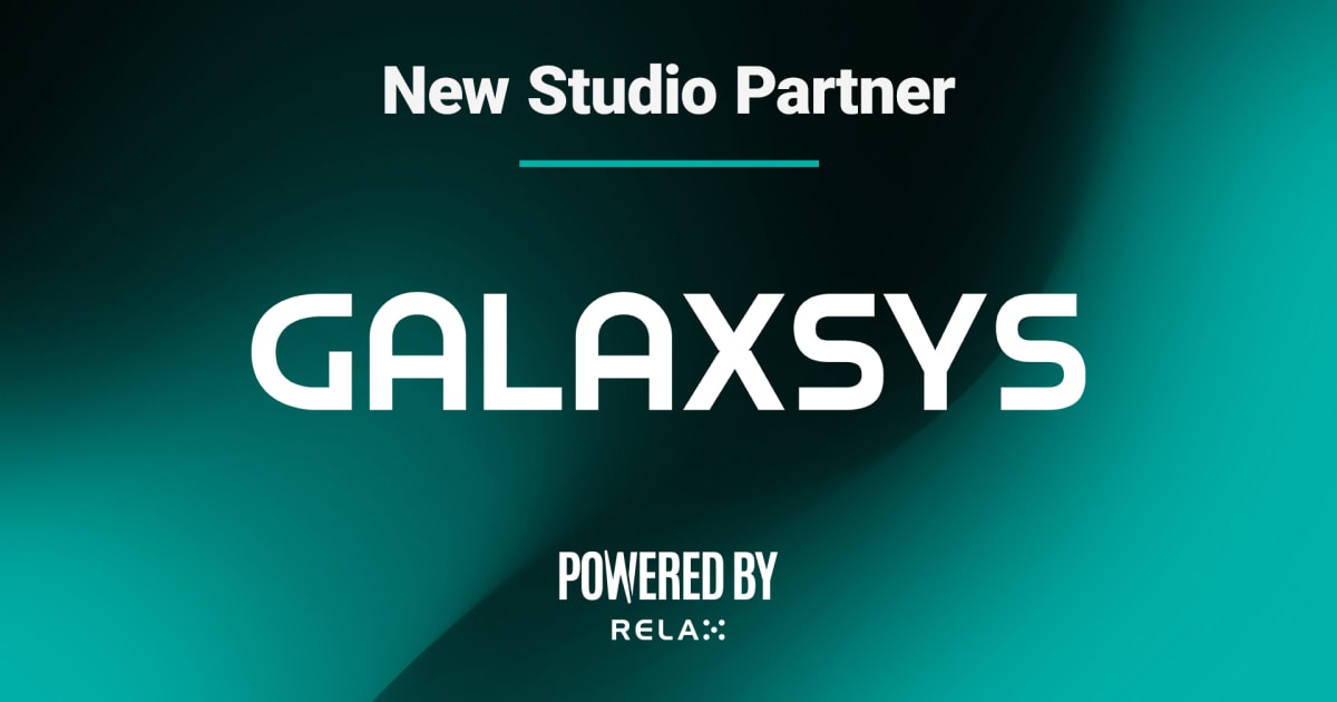 Relax Gaming afslører Galaxsys som sin "Powered-By"-partner