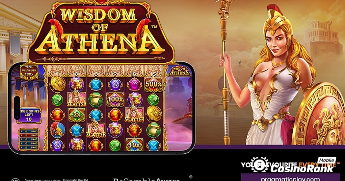 Pragmatic Play introducerer et nyt Wisdom of Athena spilleautomat