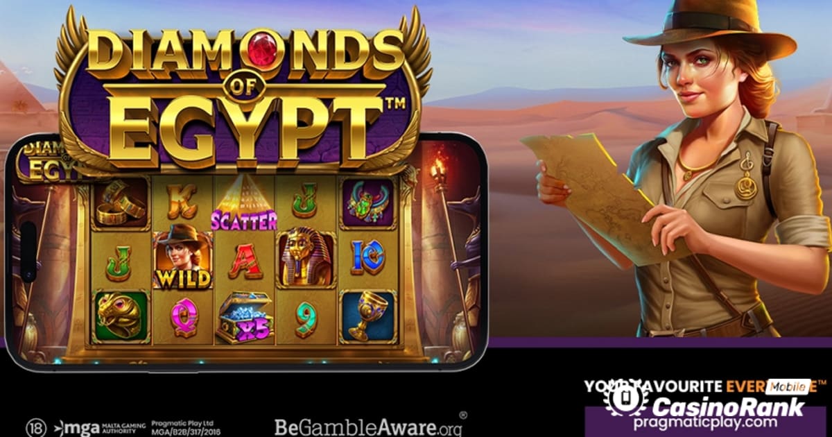 Pragmatic Play lancerer Diamonds of Egypt-spilleautomat med 4 spændende jackpots